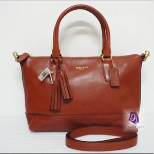 Coach Legacy Leather Molly Satchel in Brown